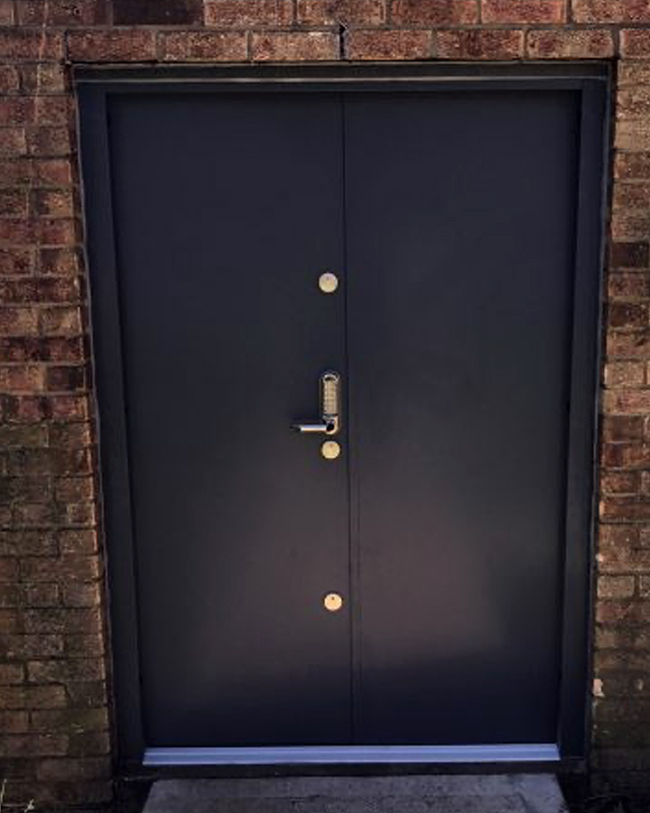 Metali Shopfronts  ur ranges of solid design rolling doors are best for businesses where blanket coverage after working hours is required. These doors can be powder coated to any RAL colour or can be left in their galvanized mill silver finish.